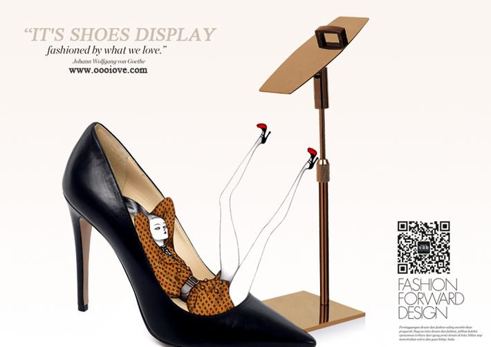 Dior鞋架来自丹麦设计鬼才_鞋架,皮带架,挂包架,衬衫架【橱窗陈列道具订制首选宅喜欢】